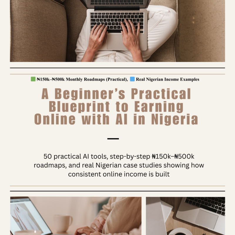 A Beginner’s Practical Blueprint to Earning Online with AI in Nigeria
